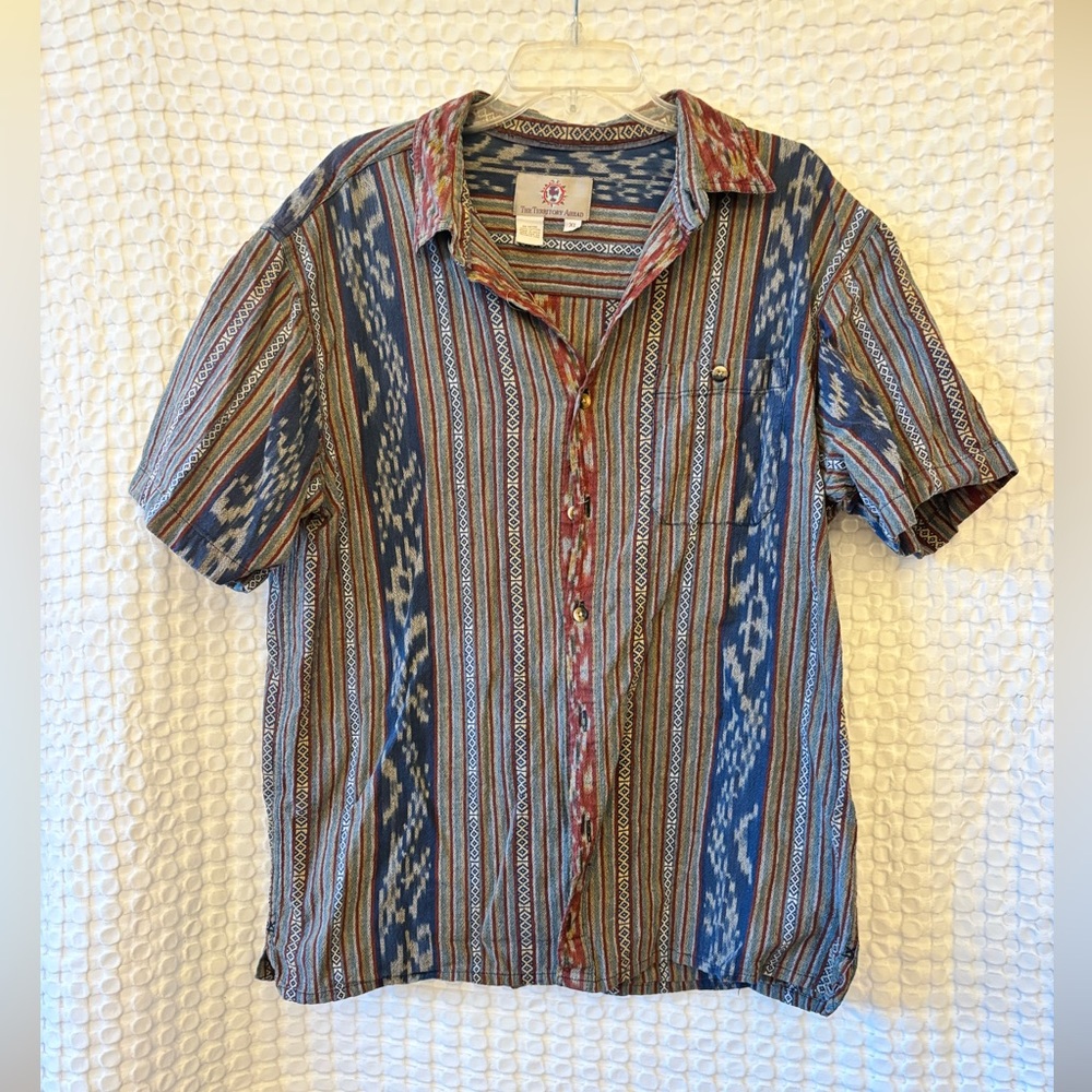 The Territory Ahead Multicolor Geometric Shirt XL